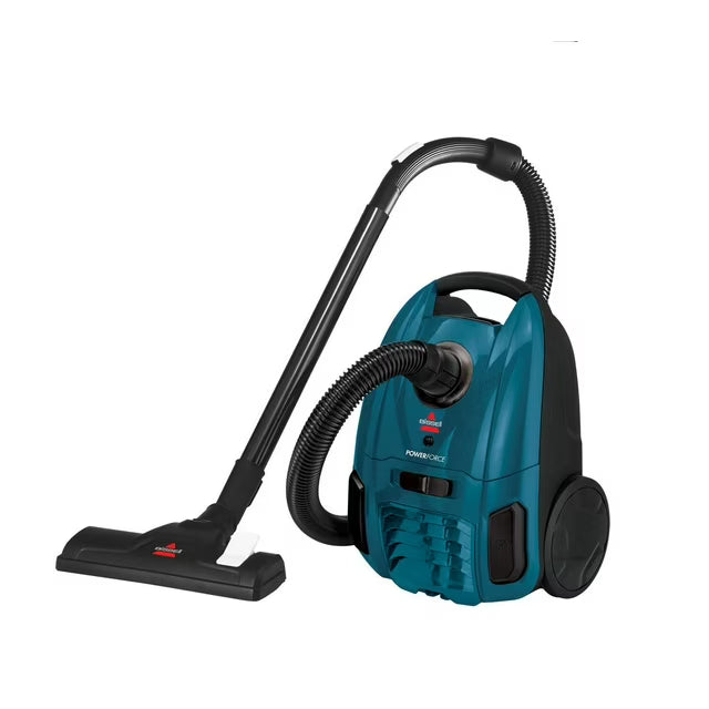 Bissell Powerforce Bagged Canister Vacuum Ocean Teal