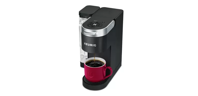 Keurig K-Supreme Plus Smart Single Serve Coffee Maker with BrewlD 5 Cup Sizes 5 Brewing Options and 6 Temperature Settings (Black Stainless)