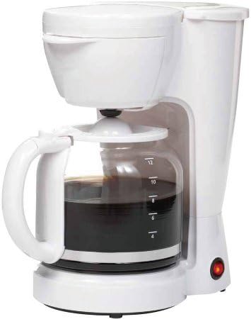 MAINSTAYS 12 CUP COFFEE MAKER - WHITE