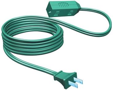15' Green Stanley 3 - Outlet Indoor Extension Cord