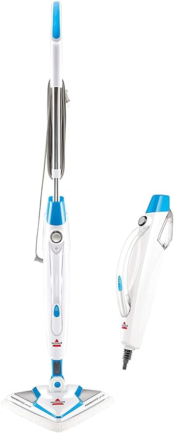 Bissell Poweredge 2-In-1 Steam Mop / Hand Steamer White/Blue