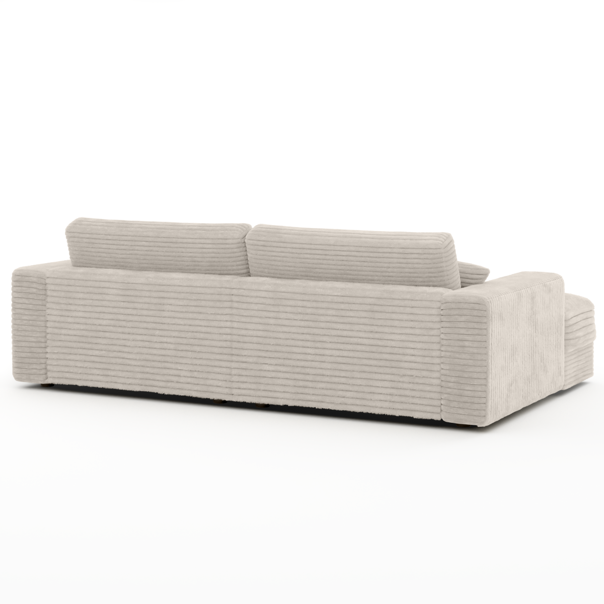 Luxe Corduroy Lounge Sectional Sofa