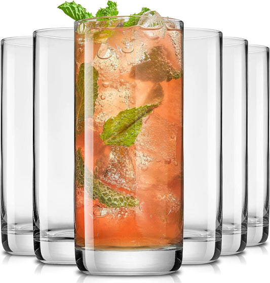 FLUTED CAN GLASSES SET OF 6